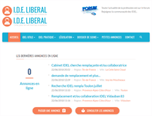 Tablet Screenshot of ide-liberal.com